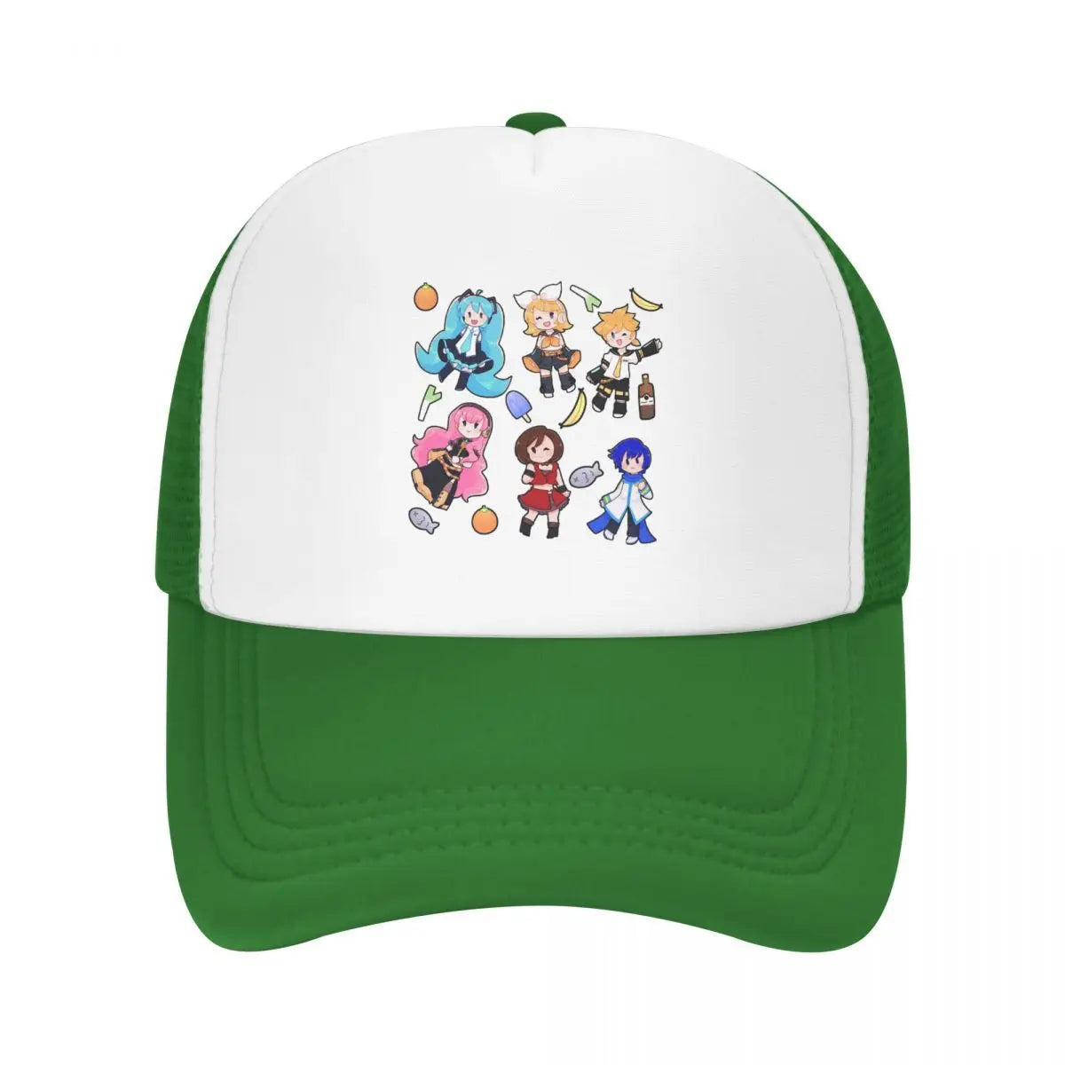 Vocaloid Chibi Chaos! Miku Cap Fashion Mesh Baseball Caps