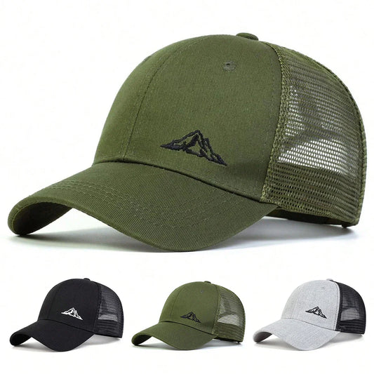 Spring Summer Outdoor Sunscreen Hat Adjustable Casual Trucker Hats