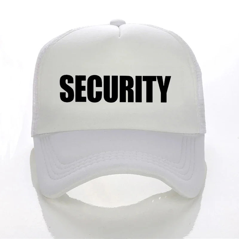 SECURITY Baseball Cap Cool Summer
