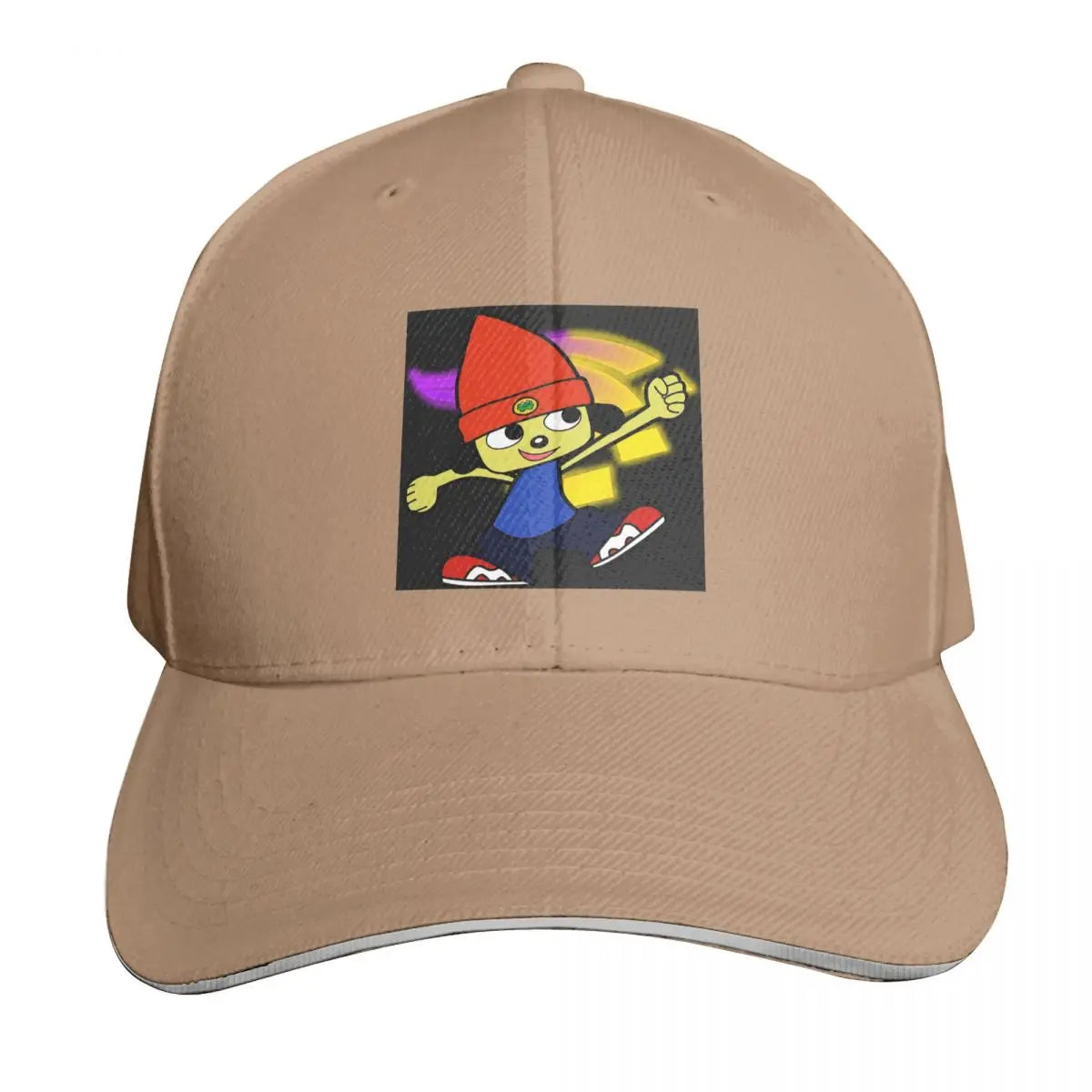 Parappa The Rapper Patchc Cartoon Game Cap Fashion Casual Baseball Caps