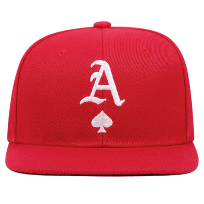 Unisex A Letter Label Embroidery Snapback Baseball Caps