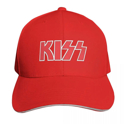 Kiss Logo Band Cap Fashion Casual Baseball Caps