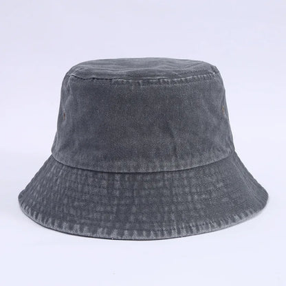 Bucket Hat Fashion Washed Denim Cap Design Panama Hats