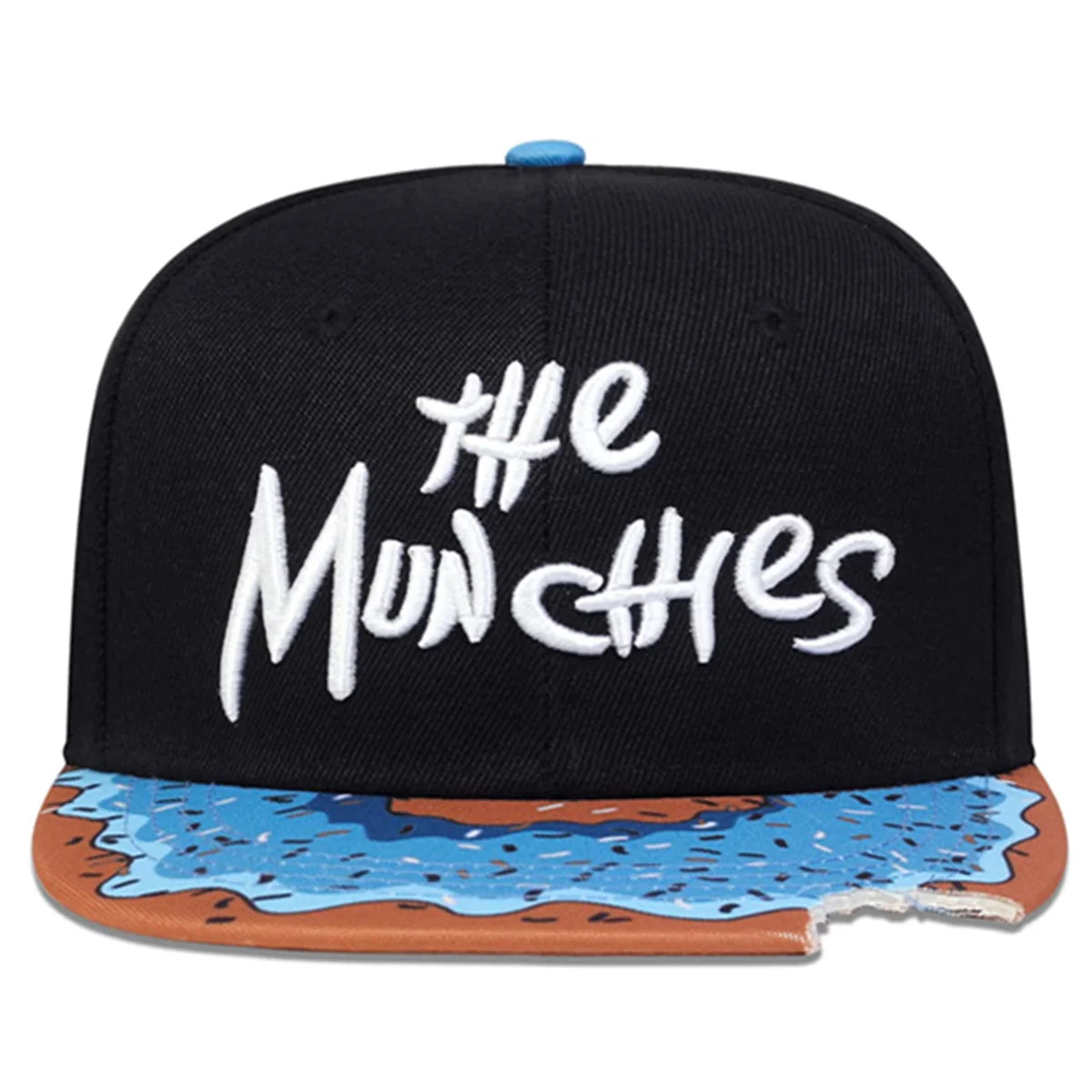 Fashion THE MUNCHIES Snacks Pink Snapback Hat Men Women Adult