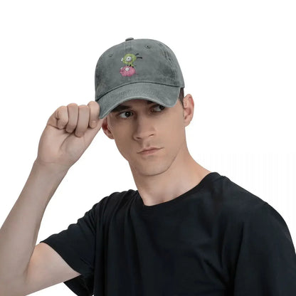 Gir Riding A Pig Invader Zim Merch Unisex Baseball Cap