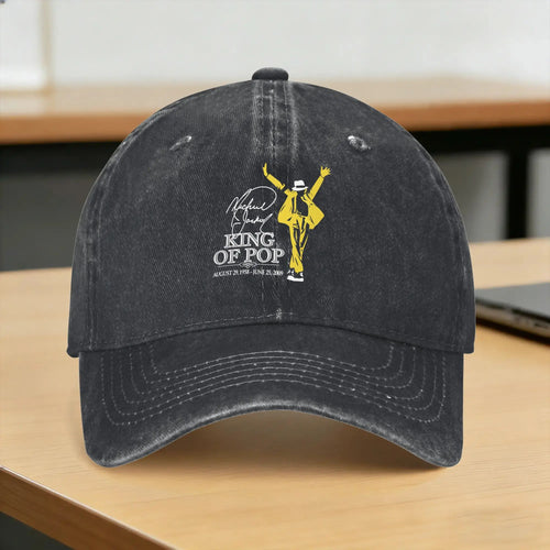 The King of Pop MJ M-Michael Jackson Casual Baseball Cap