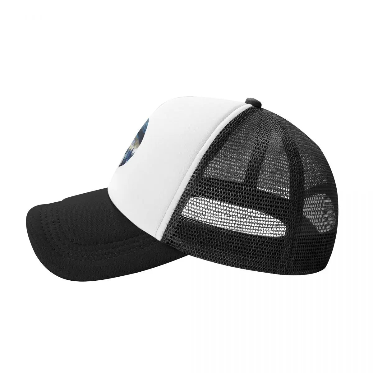 Moonlit Snow Baseball Cap