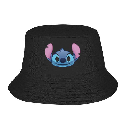 Unisex Bucket Hat Lilo & Stitch Vocation Getaway Headwear Fisherman Hats Cartoon Panama Hat