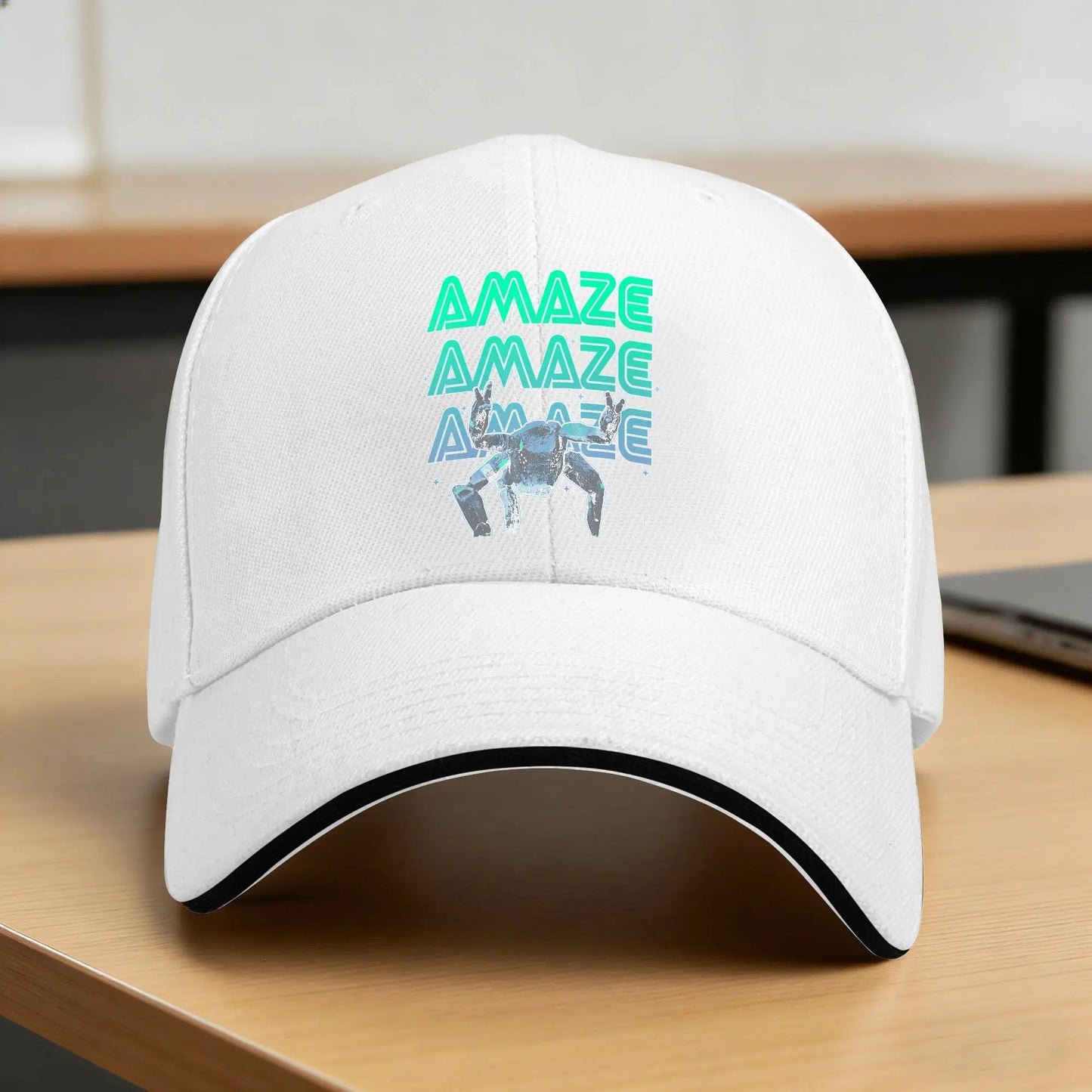 P-Project Hail Mary Amazing Rocky The Alien Neon Portrait Baseball Cap