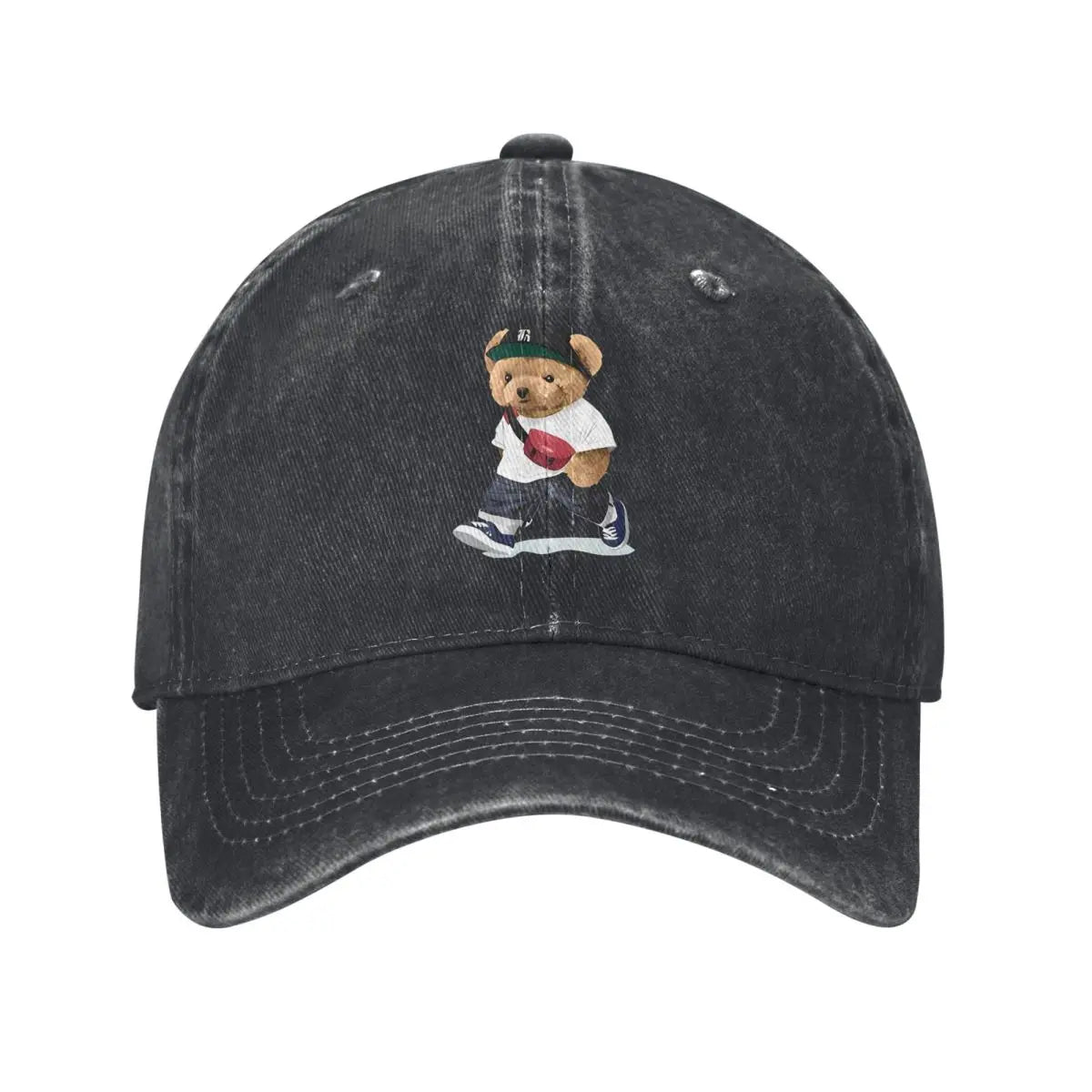 Bear Graphic Baseball Cap