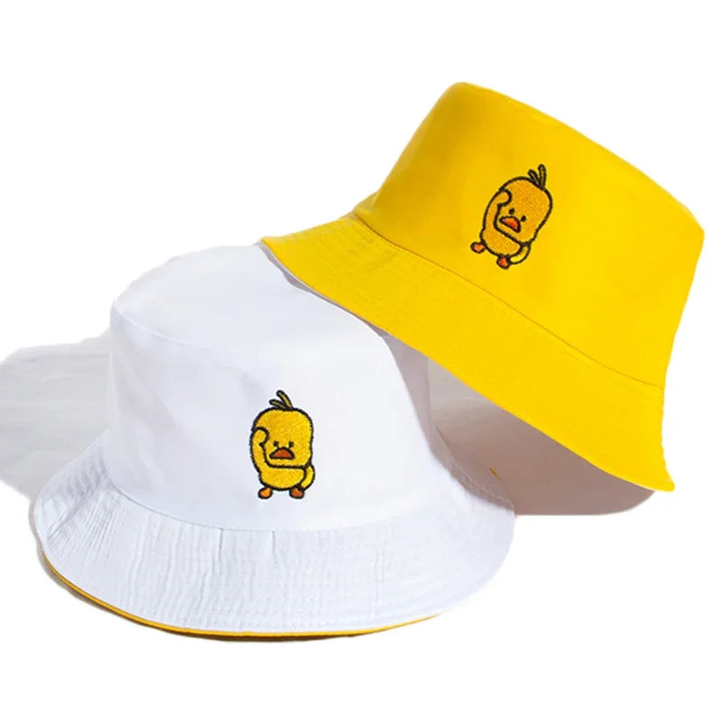 Summer Duck Reversible Bucket Hat For Women