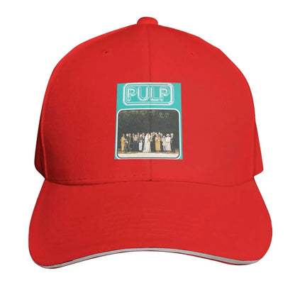Pulp Rock Band Logo Cap Fashion Casual Baseball Caps