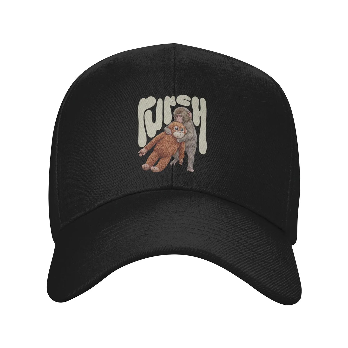 Sad Monkey Punch Meme With An Orange Toy Cap Baseball Cap For Men Women