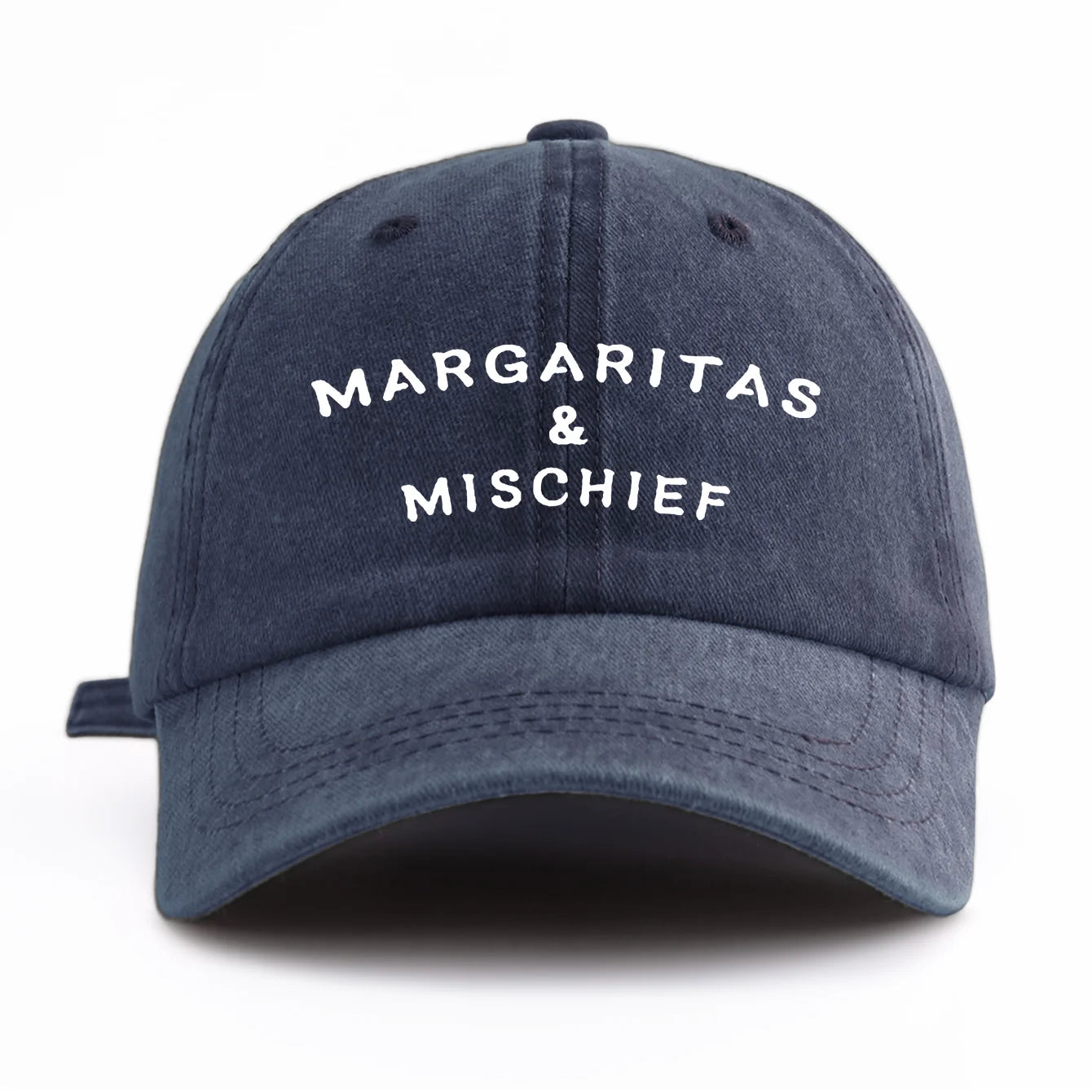 MM Print Washed Baseball Cap For Adults