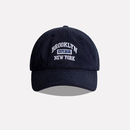 Soft Cotton Letter Embroidered Baseball Cap For Women Men