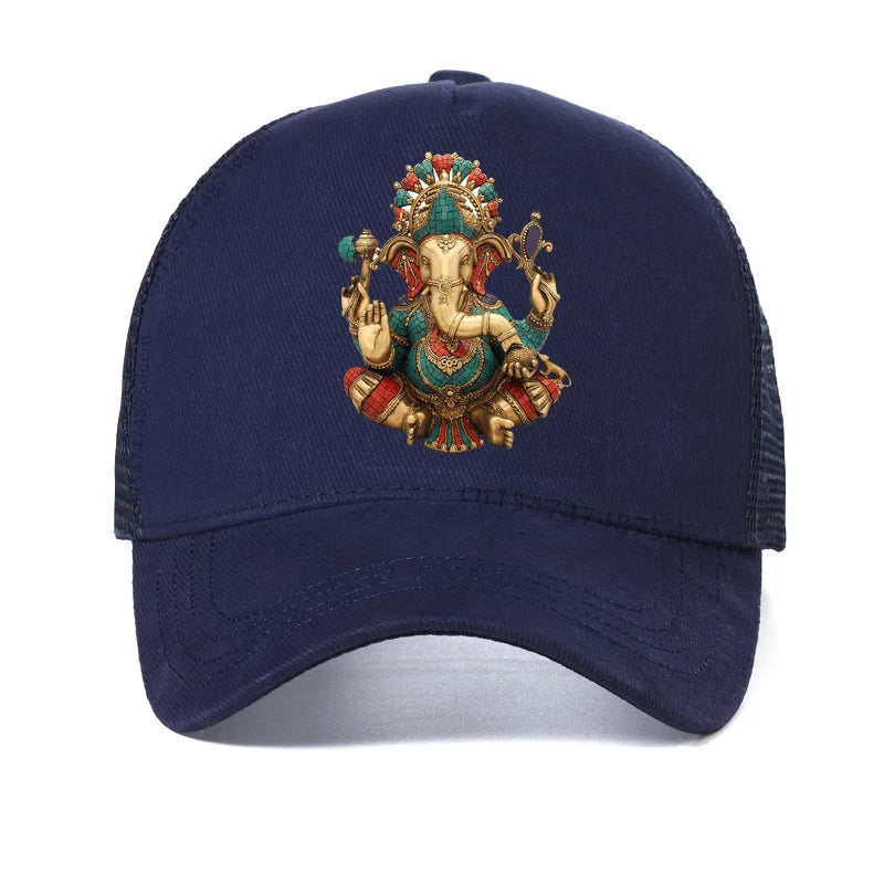 Ganesha Fashion Casual hat Hindu God of Wisdom Baseball Cap