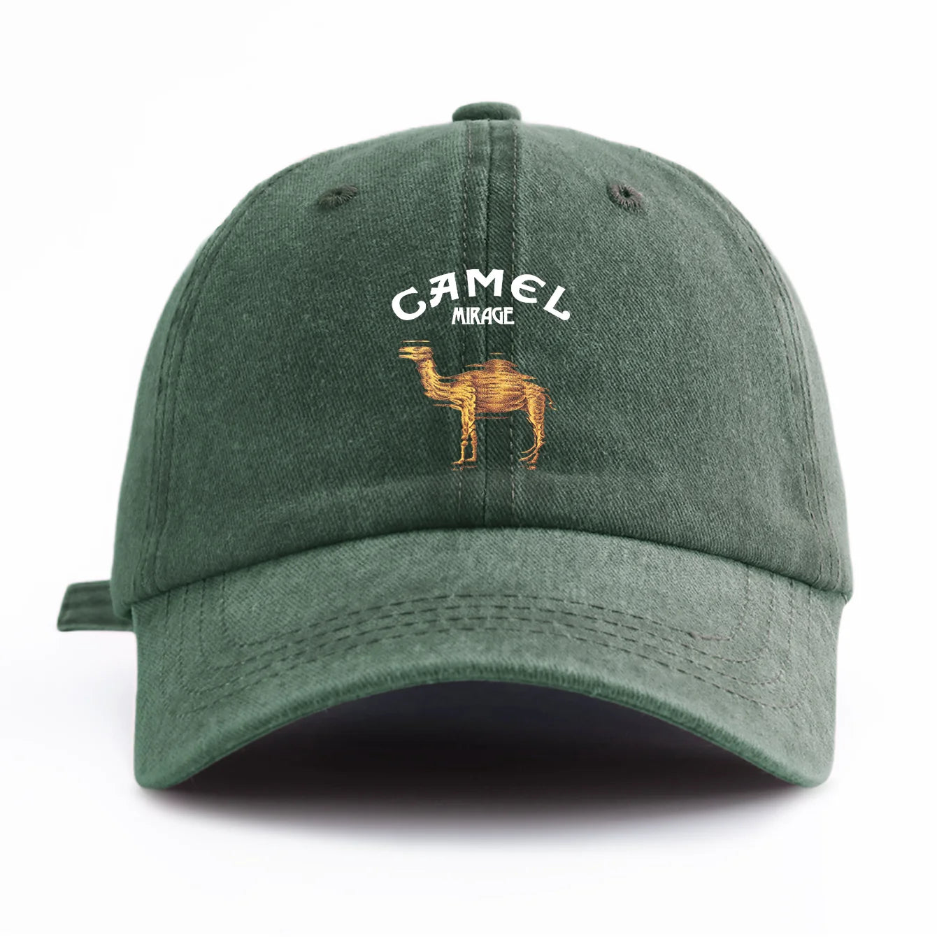 CAMEL Print Washed Baseball Cap