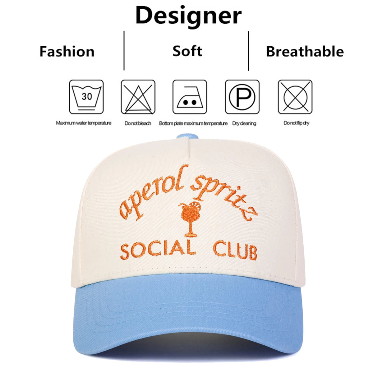 Unisex SOCIAL CLUB Embroidery Baseball Caps