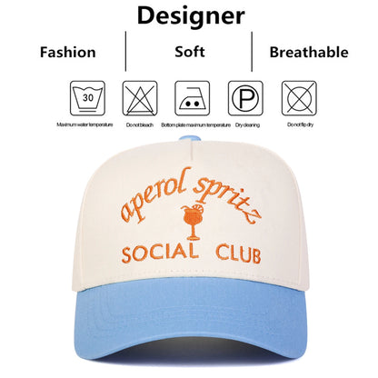 Unisex SOCIAL CLUB Embroidery Baseball Caps