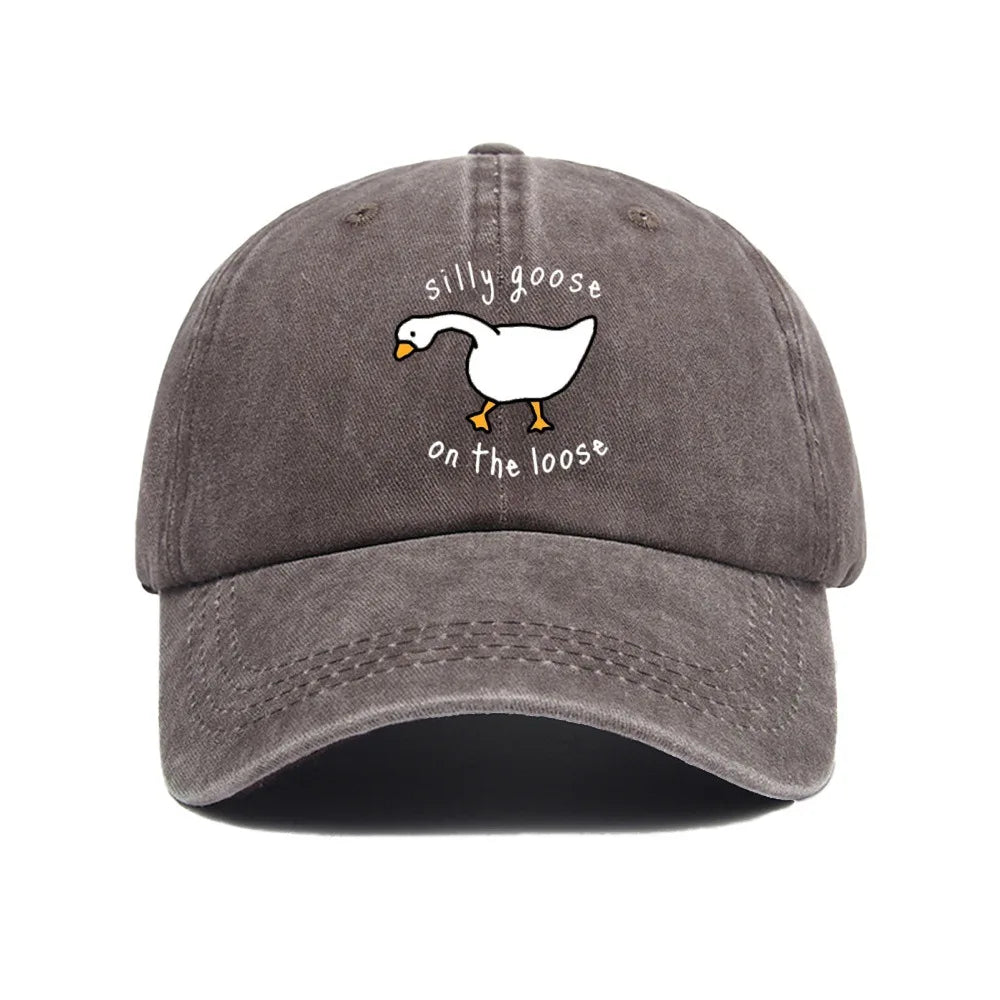 Big Goose Printed Baseball Hat