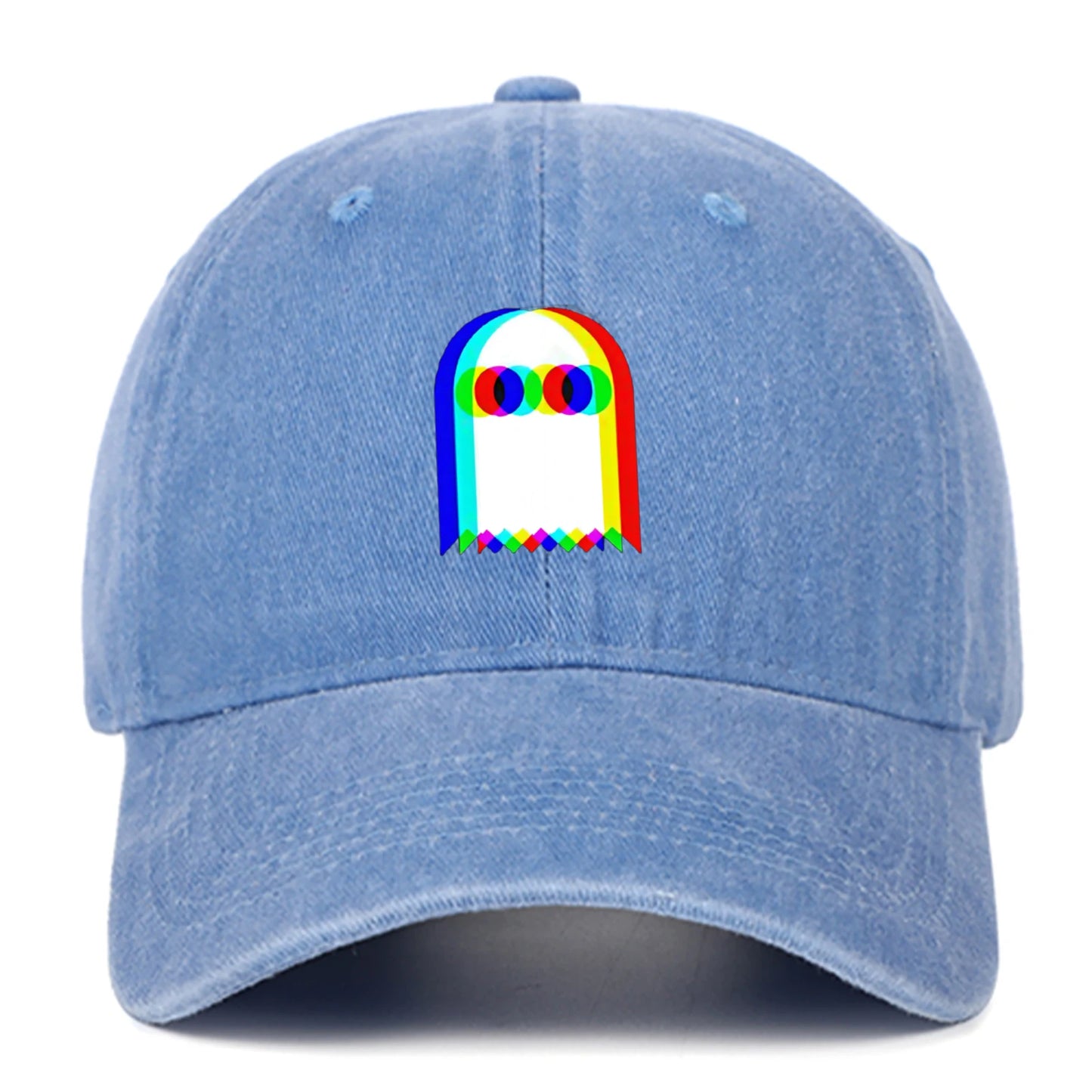 Colorful Ghost Print Baseball Cap