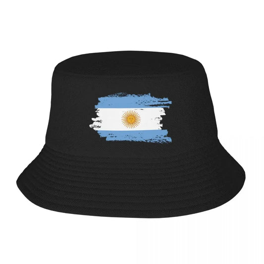 New Custom Flag Of Argentina Beach Bucket Hat