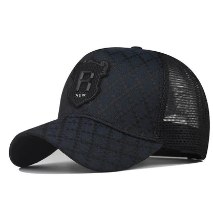 R Letter Icon Men's Baseball Cap
