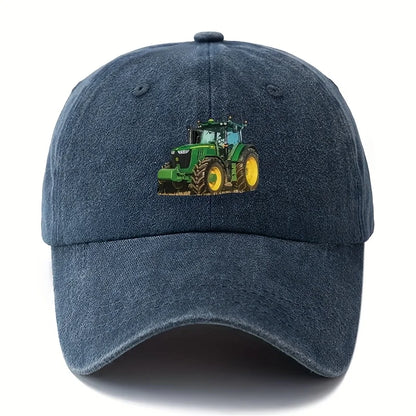 Printed Tractor Baseball Cap Men's Outdoor Camping Vacation