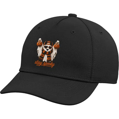 Halloween Stay Spooky Ghost Funny Halloween Meme Adjustable Baseball Hat
