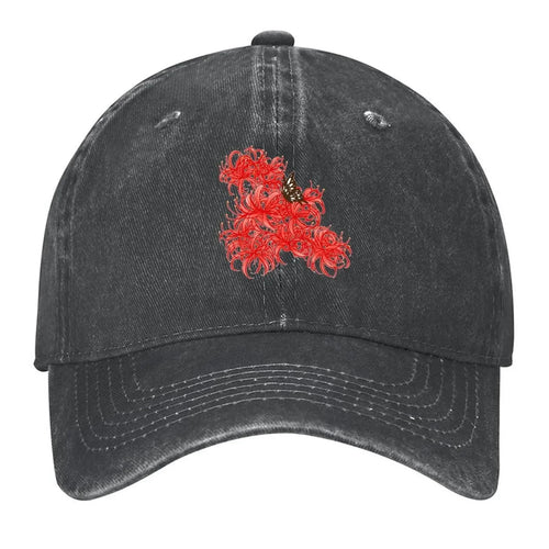 New Red Spider Lily Baseball Cap