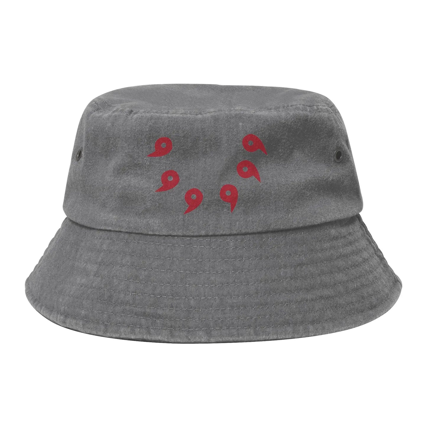 Summer Travel Headwear Rikudou Sennin Chain Washed Denim Bucket Hats