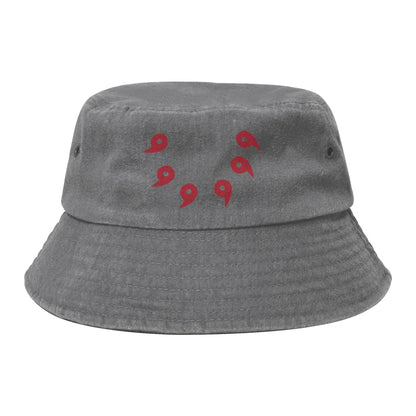 Summer Travel Headwear Rikudou Sennin Chain Washed Denim Bucket Hats