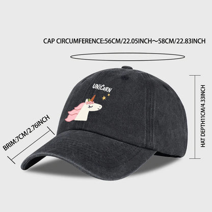 A Cute Unicorn-Themed Baseball Cap