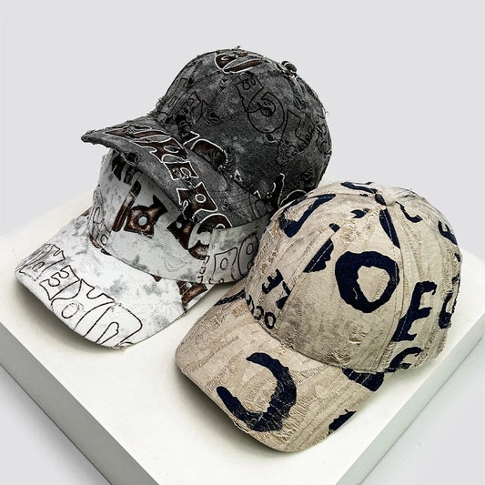 New Unisex American Vintage Letter Personal Baseball Hats
