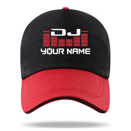 DJ Your Name Custom Print Color Matching Baseball Cap