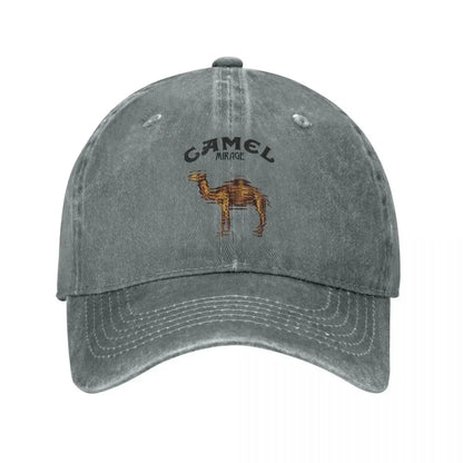Camel Accessories Men Women Baseball Hat Animal Distressed Washed Caps Hat Vintage