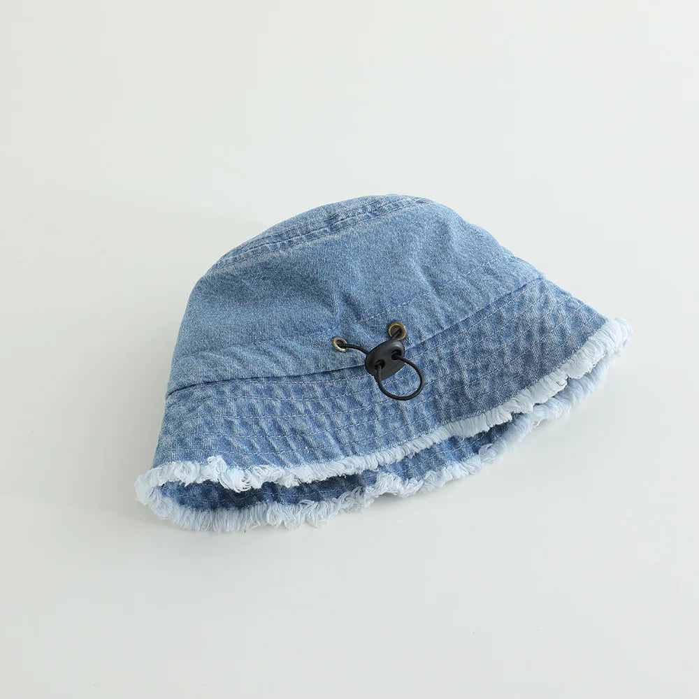 Summer Autumn Cowboy Baby Bucket Hat Soft Summer Baby Boys Girls