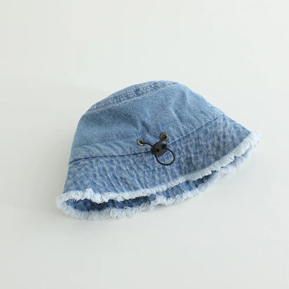 Summer Autumn Cowboy Baby Bucket Hat Soft Summer Baby Boys Girls