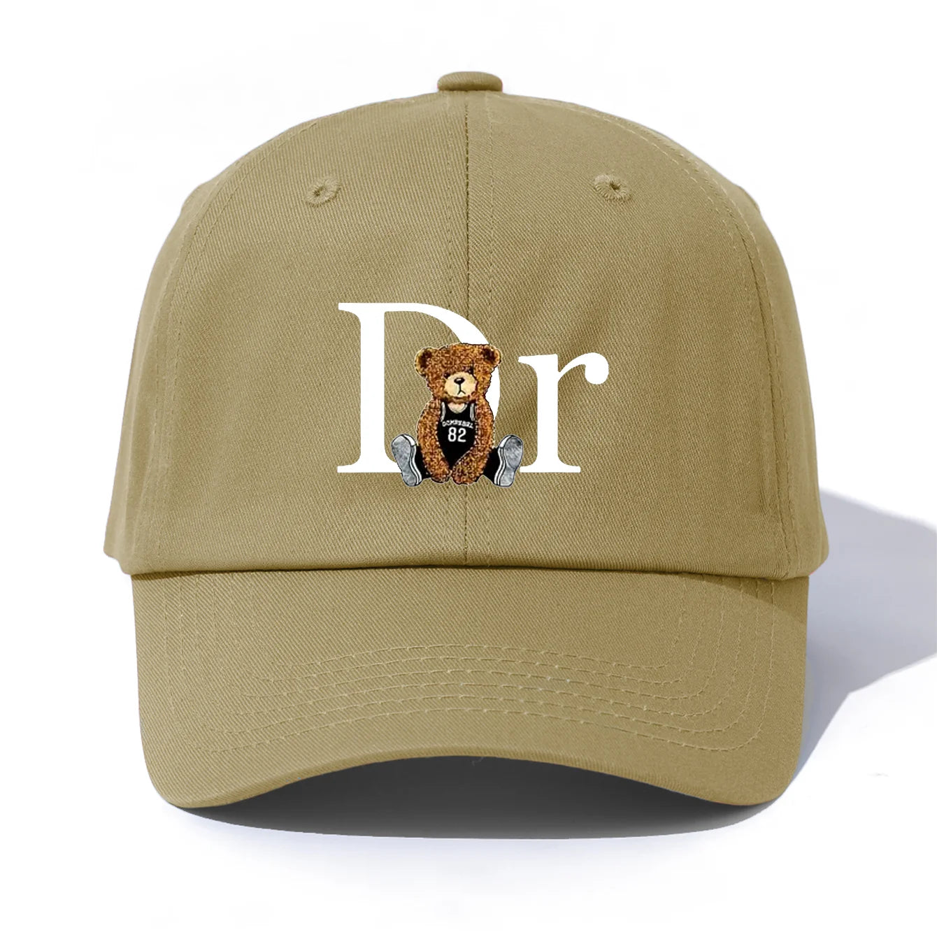 DrBear Print Baseball Cap For Adults