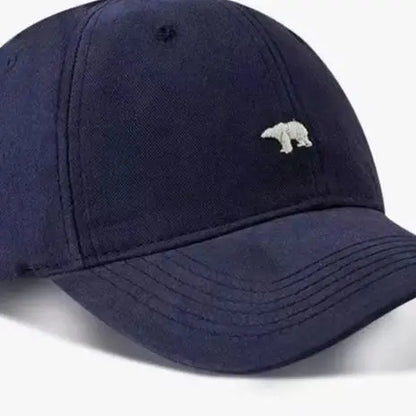 Polar Bear Embroidery Sun Hat Cotton Baseball Cap