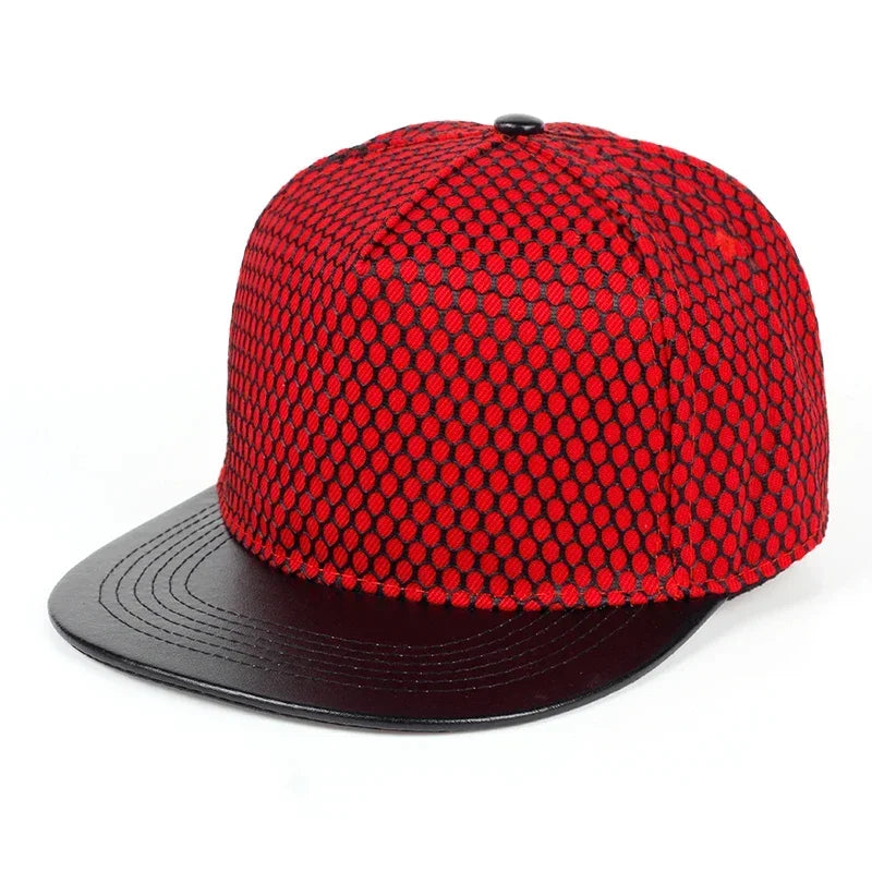 Fashion Light Board Net Hat Hip Hop Hats Street Tide Men And Women Flat