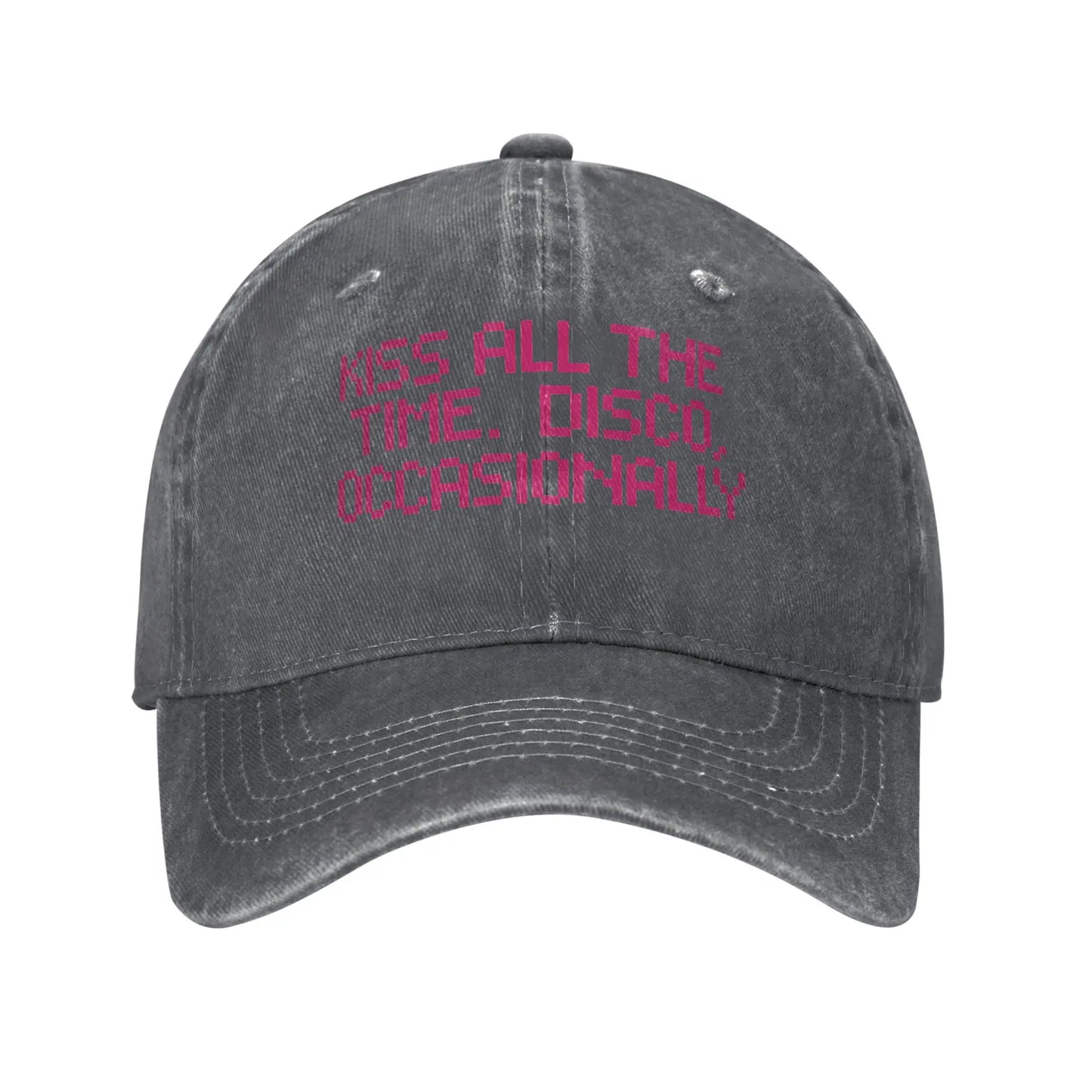 Kiss All the Time Casual Baseball Cap Harrys Styles Album Rock Trucker Hat