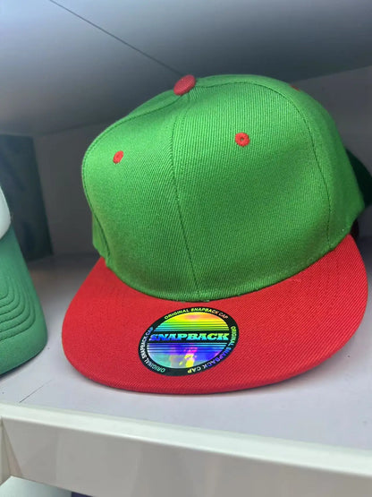 Unisex Flat Brim Snapback Hat For Men Women