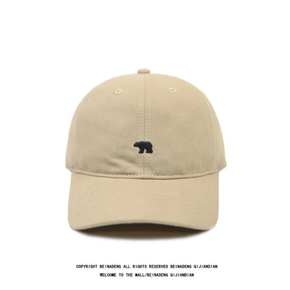 Fashion Baseball Cap For Women And Men Embroidery Polar Bear Hip Hop Snapback Caps