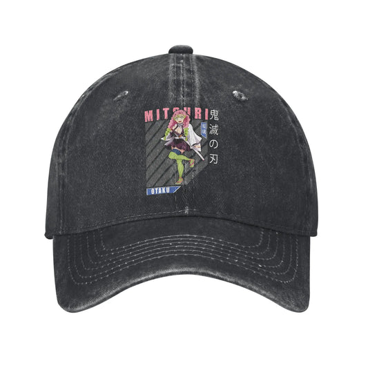 Pure Color Dad Hats Mitsuri Kanroji Otaku Baseball Caps Demon Slayer