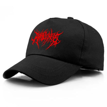 Fashion Gothic Street Punk Embroidery Baseball Caps
