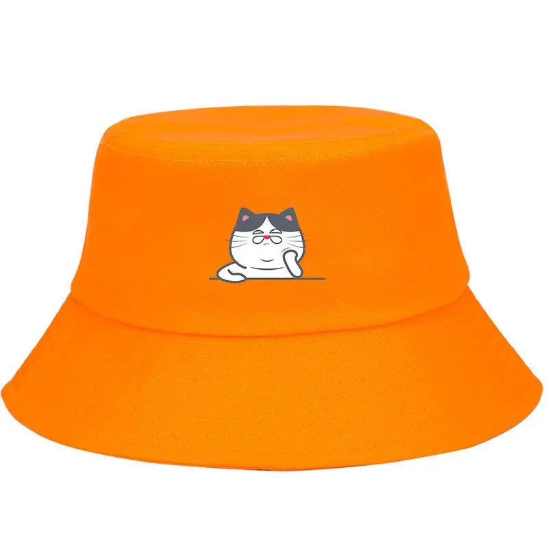 Bucket Hats With Cute Cat