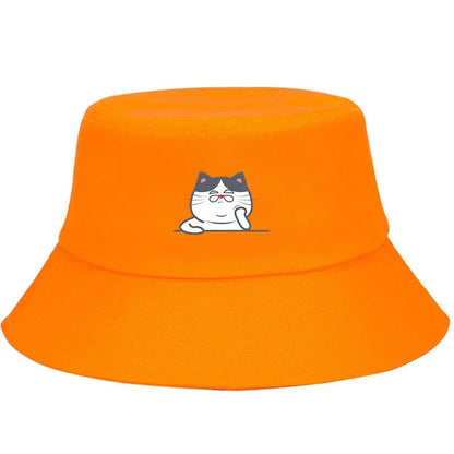 Bucket Hats With Cute Cat