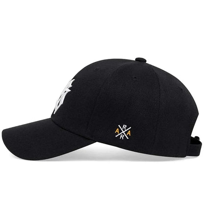 Unisex B Letter Embroidery Baseball Cap Spring And Autumn