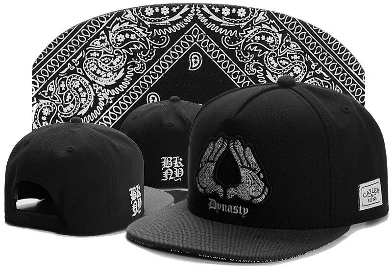 Classic Snapback Hat Cap Hip Hop Style Flat Bill Blank